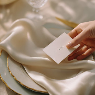 Wedding Reception Mini Guest's Profile Card 4 in 1