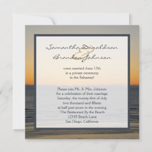 Wedding Reception Only Invitations