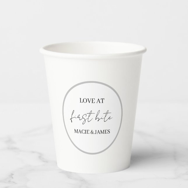 Wedding Reception Party Mix Bridal Shower Ideas Paper Cups (Front)