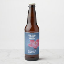 Wedding Reception Pink Flower Guest Thanks Favour