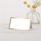 WEDDING RECEPTION stylish luxury faux gold border