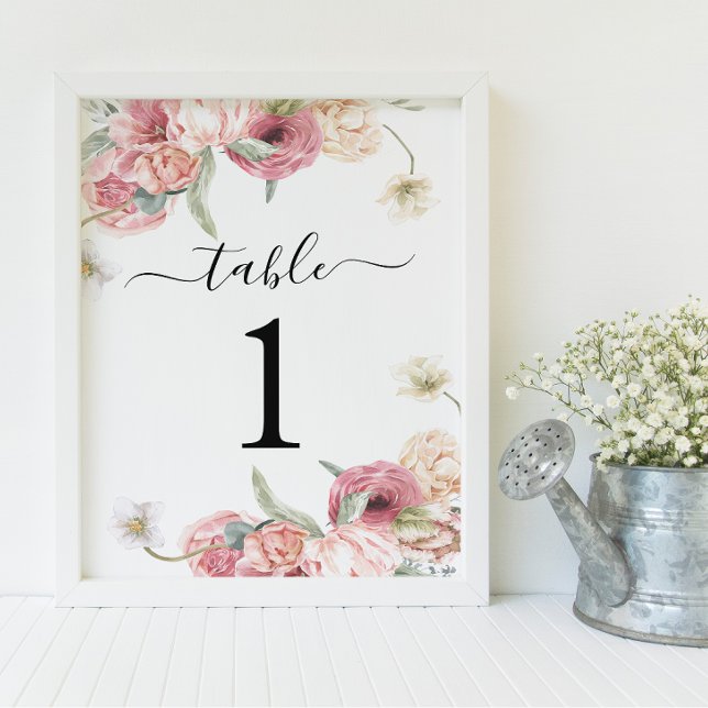 Wedding Reception Table Number | Annabeth (Creator Uploaded)