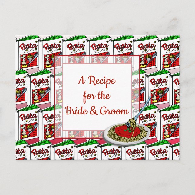 Wedding Recipe Card (Front)