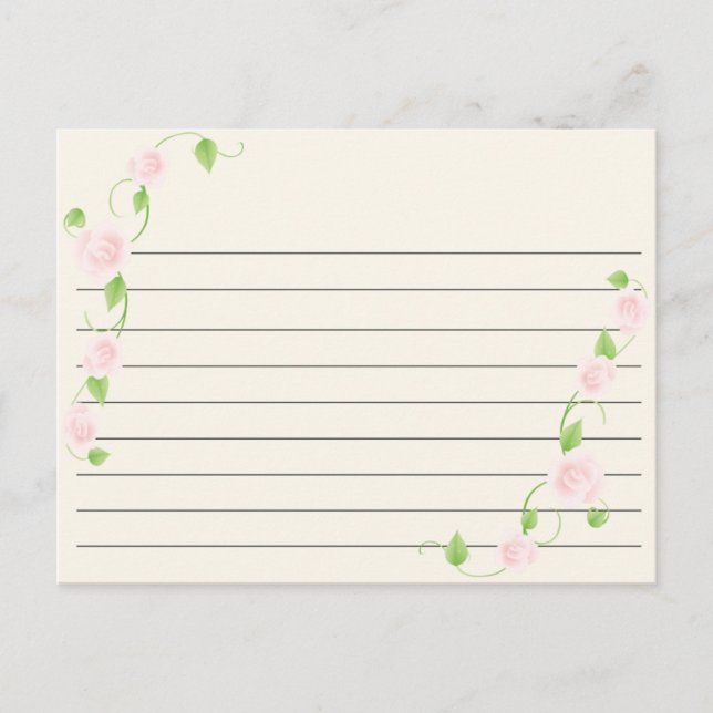 Wedding Recipe Postcard (Front)