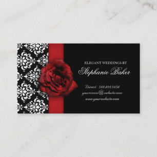 Wedding Red Rose Damask Appointment