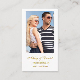 Wedding Registry Photo Insert Card