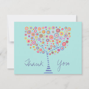 Wedding Rehearsal Dinner Aqua Circle Tree Invite