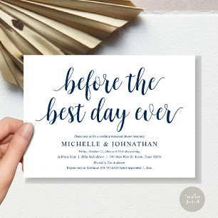 Wedding Rehearsal Dinner, Before The Best Day Ever Invitation