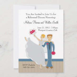 Wedding Rehearsal Dinner Invitation