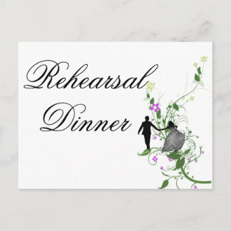 Wedding Rehearsal  Dinner Invitation floral