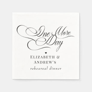 Wedding Rehearsal Dinner Napkin
