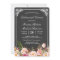 Wedding Rehearsal Dinner Vintage Floral Chalkboard
