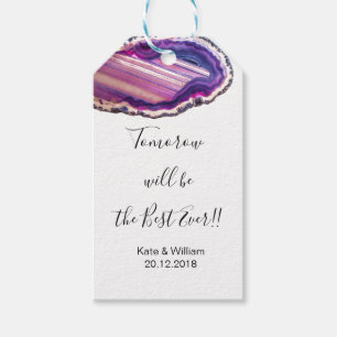 Wedding Rehearsal favour Dinner tags