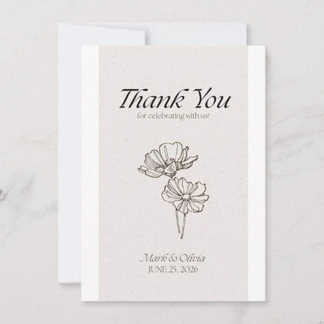 Wedding Rehearsal Invitation (Front)
