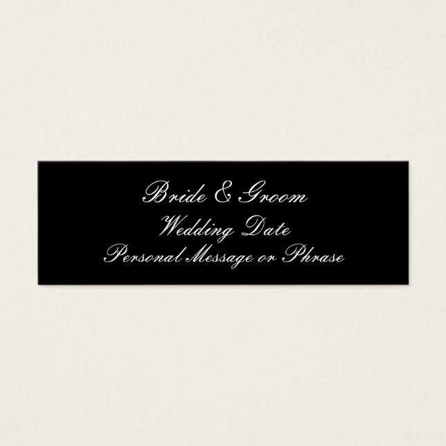 Wedding Reminder Insert for Invitations (Front)