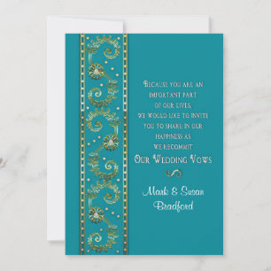 Wedding Renewal Inviation - Elegant Invitation