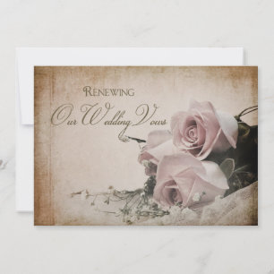 Wedding Renewal Inviation -  vINTAGE - Elegant Invitation