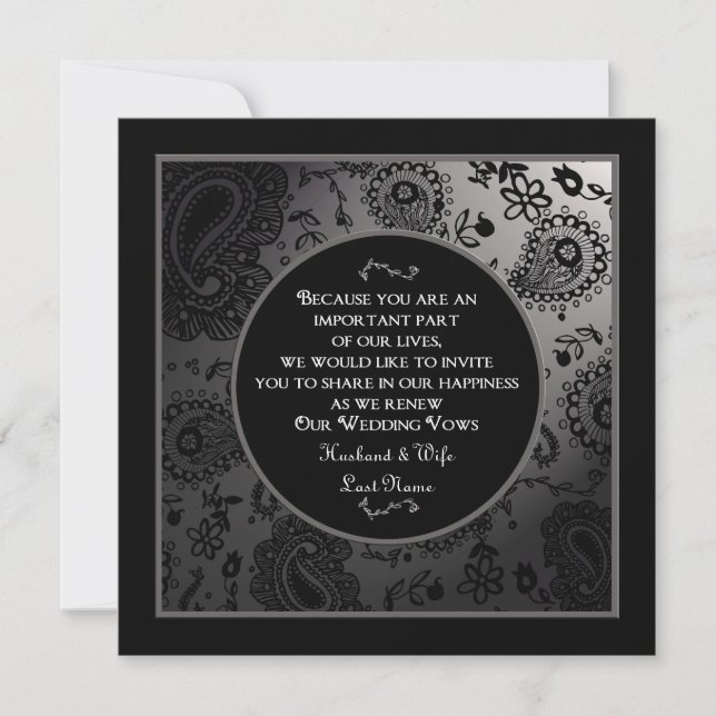 Wedding Renewal Invitations (Front)