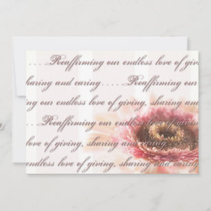 wedding renewal strawberry gerber texture front si invitation
