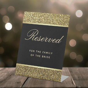 Wedding Reserved Pedestal Sign