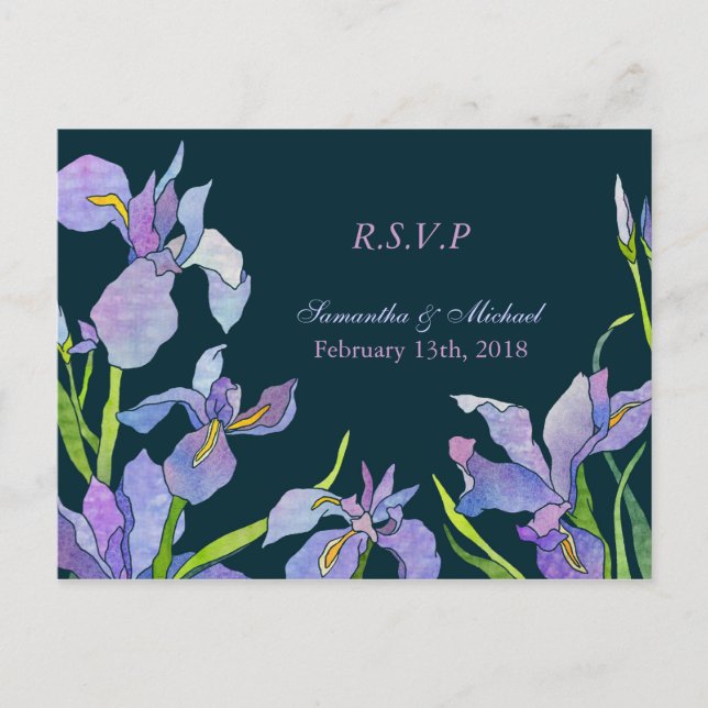 Wedding Response Card (Front)