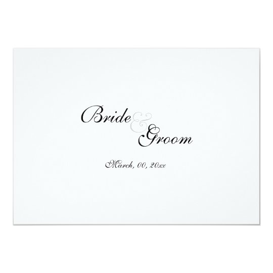 Wedding response cards template style 4