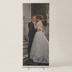 Wedding Retractable Banner Photo Sign