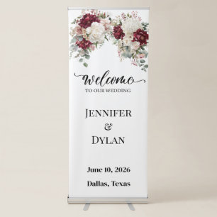 Wedding Retractable Banner Sign