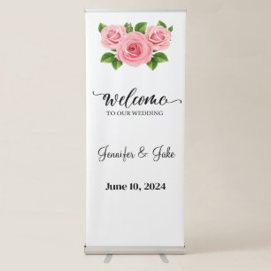 Wedding Retractable Banner Sign
