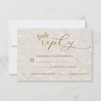 Wedding Retro Simple Beige
