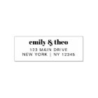 Wedding Return Address | Informal Modern Retro