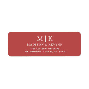 Wedding Return Address Label