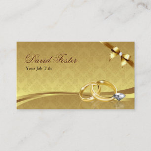 Wedding Ring Diamond Gold Jeweller Jewellery Jewel Business Card