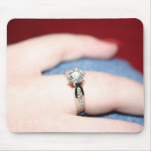 Wedding Ring Mousepad -Customisable