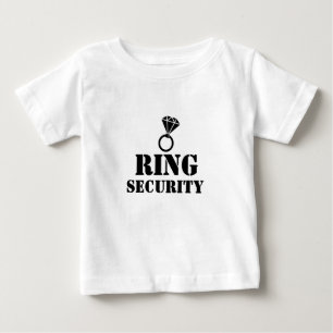 Wedding Ring Security Ring Bearer Baby T-Shirt