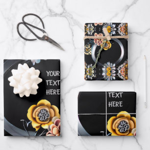 Wedding ring Wrapping Paper Sheets