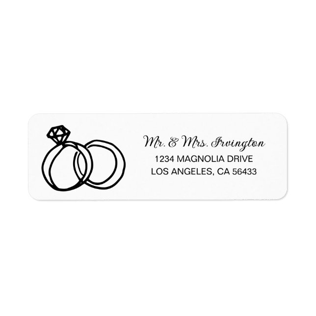 Wedding Rings Address (Front)