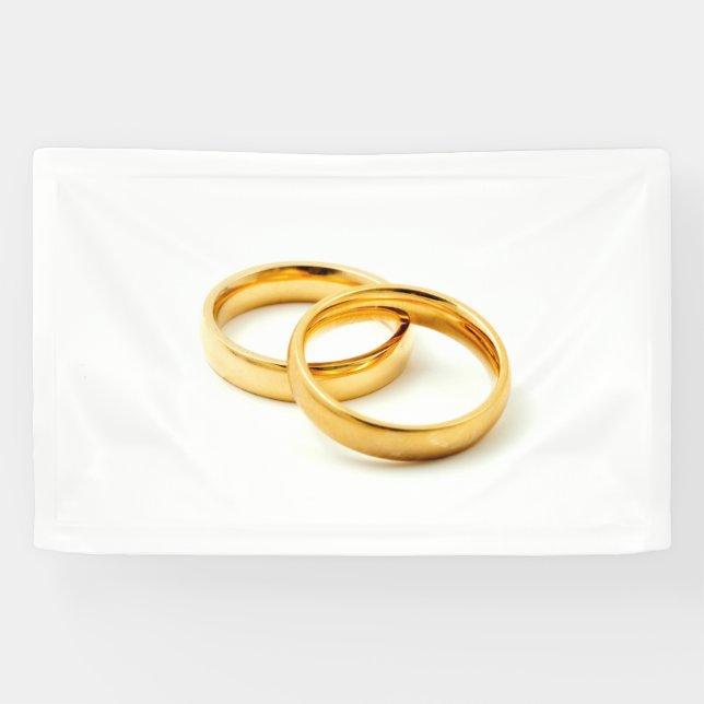 Wedding rings banner (Horizontal)