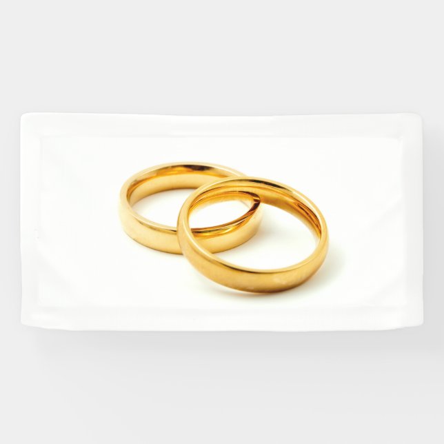 Wedding rings banner (Horizontal)