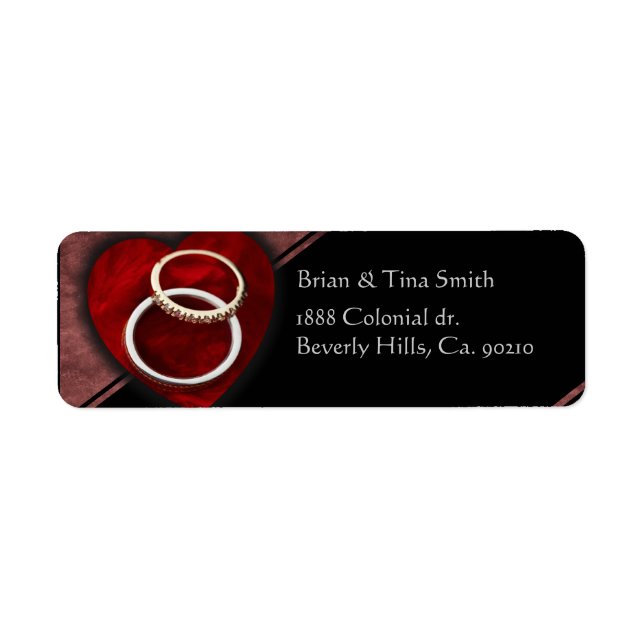 Wedding Rings Heart Set (Front)