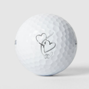 ***WEDDING RINGS & HEARTS** GOLF BALL