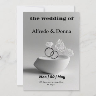 Wedding Rings Holiday Card