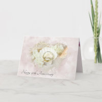 Wedding Rings in Seashell 70th Anniversary 