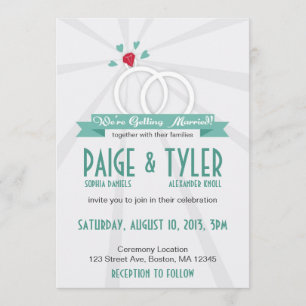Wedding Rings Invitation