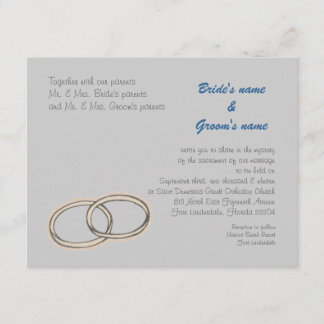 Wedding Rings Invitation
