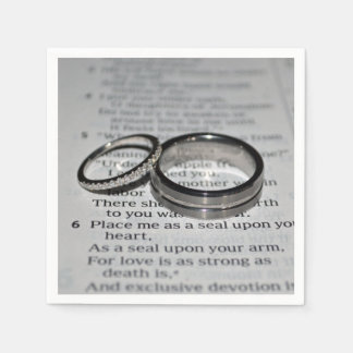 Wedding Rings Napkin Set