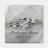Wedding Rings on Grey