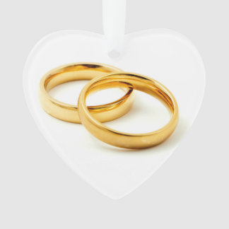 Wedding rings ornament