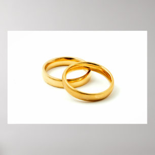 Wedding rings poster