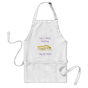 Wedding Rings Standard Apron